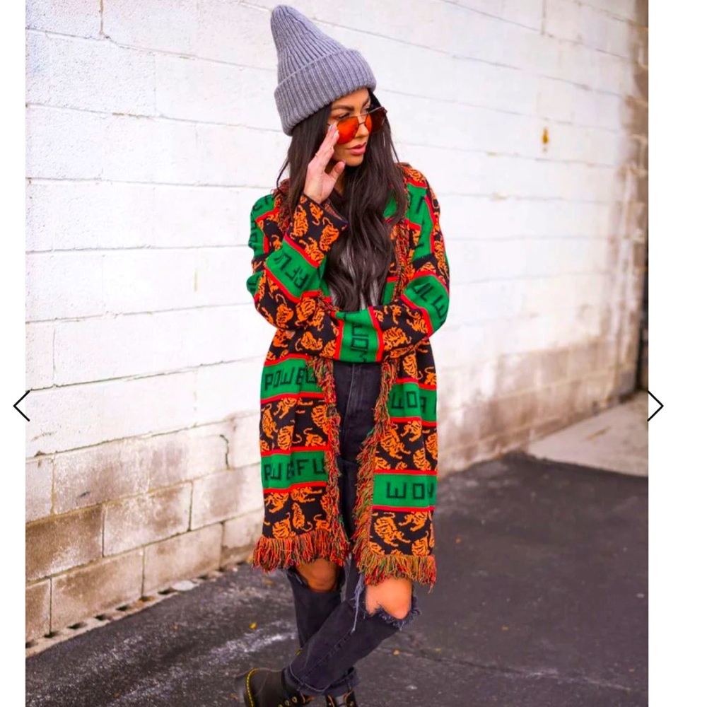 LALA ORIGINAL: Powerful Woman Luxe Fringe Cardigan
